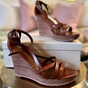 Coach Maleena Vegan Leather Wedges
